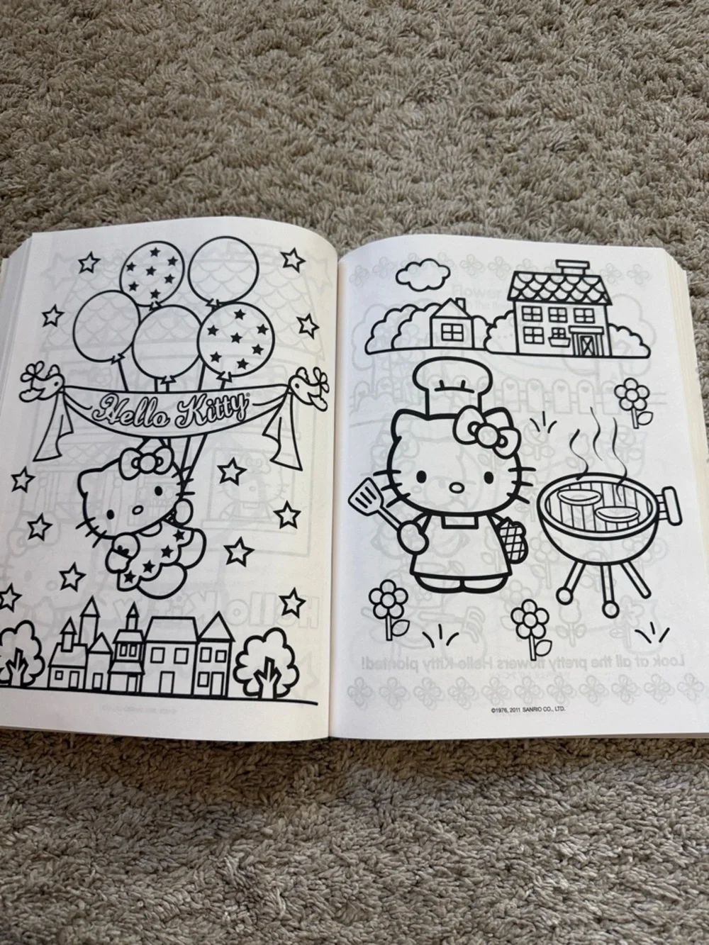 Hello Kitty Pink & Red Coloring and Activity Book